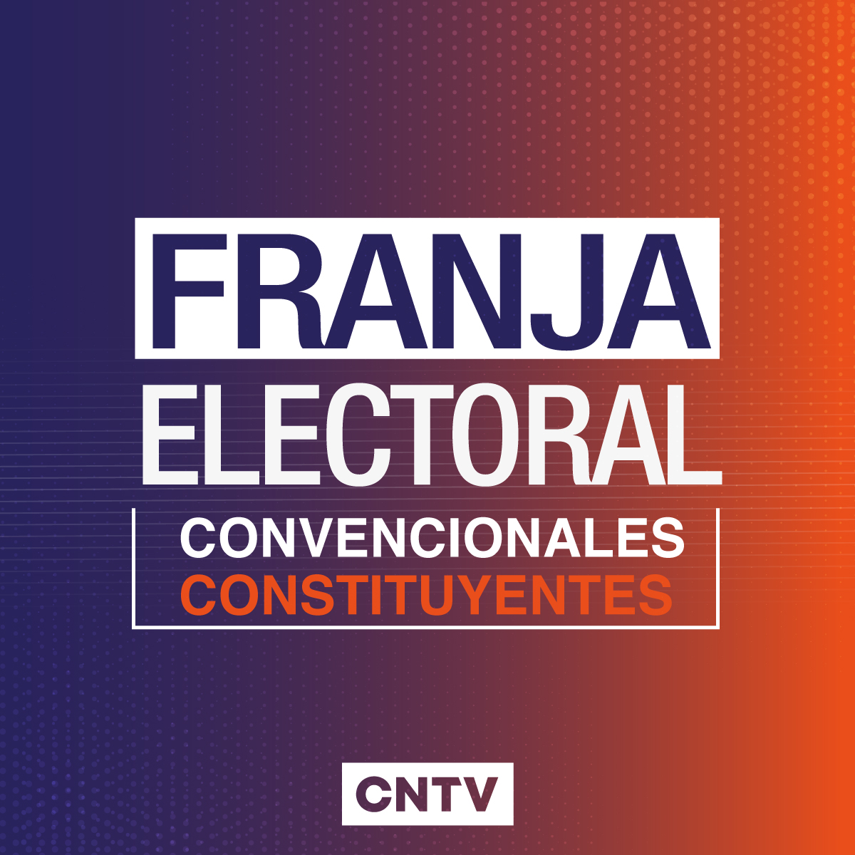 Encuesta CNTV: Un 68% de las personas vio la franja electoral de Convencionales Constituyentes