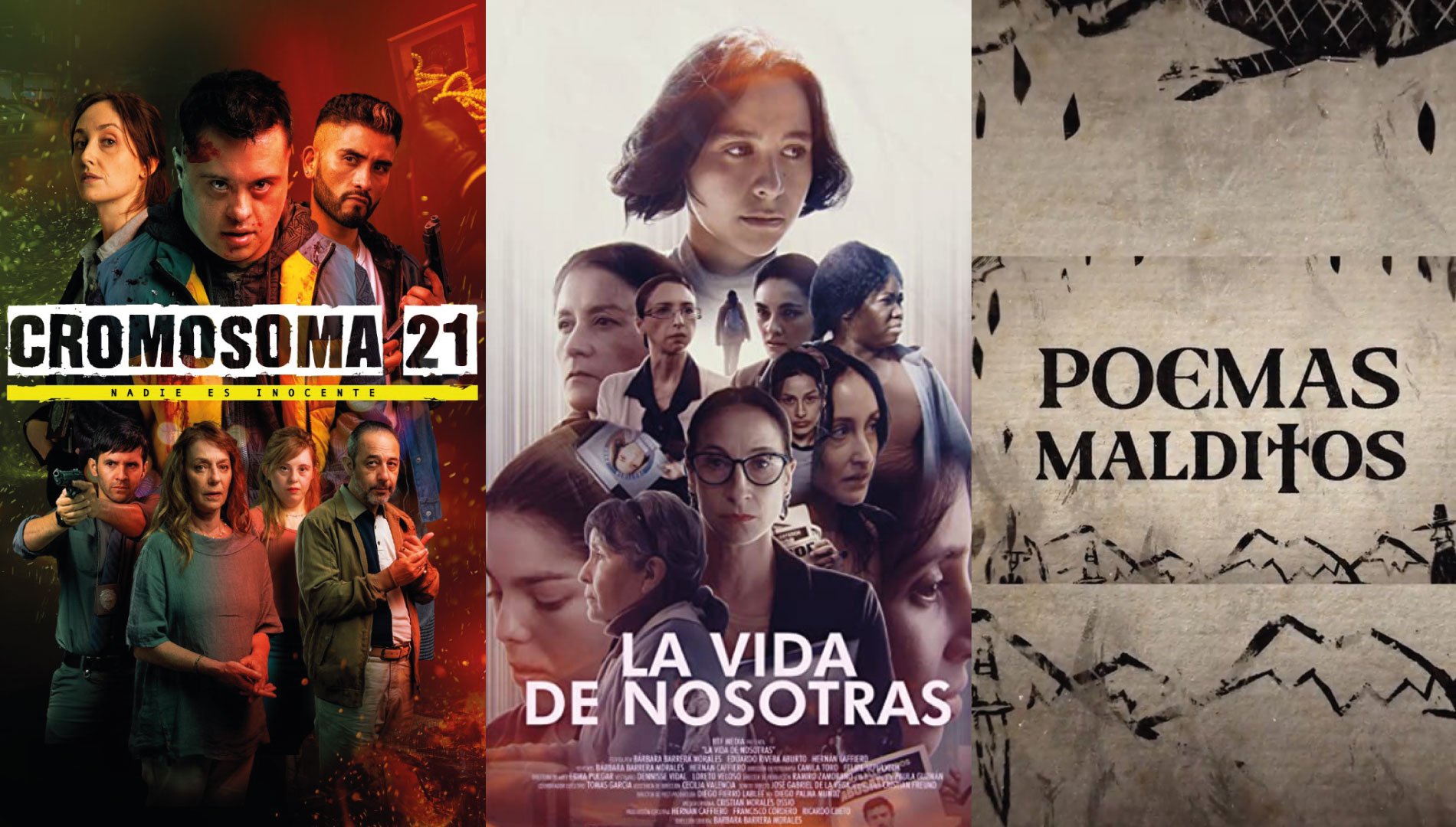 Tres series del Fondo CNTV destacan en el circuito internacional