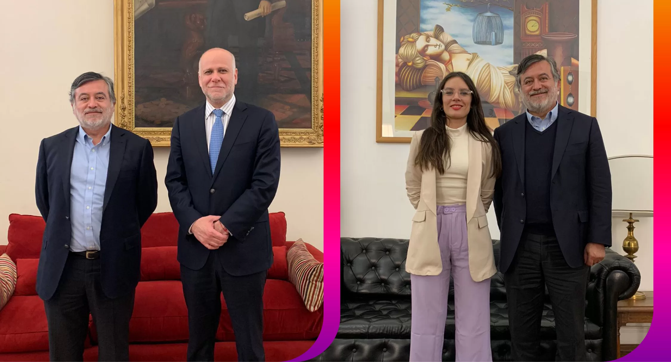 Presidente del CNTV se reúne con Ministros Vallejo y Elizalde para abordar los desafíos y el trabajo de modernización de la institución