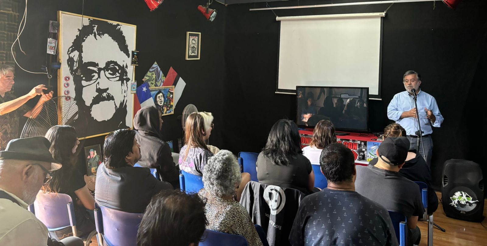 Pdte. CNTV visita canal de TV La Victoria para iniciar charlas 2025 del CNTV a los proyectos comunitarios