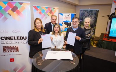 CNTV y CINELEBU firman convenio para fortalecer la difusión de contenidos audiovisuales y la formación de jóvenes