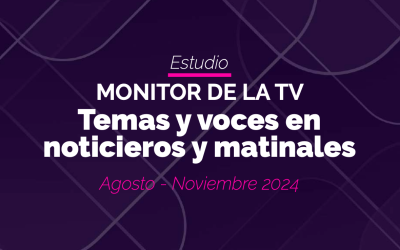 Nuevo estudio del CNTV revela fuerte concentración en la cobertura noticiosa de TV abierta y brechas persistentes de género en las fuentes informativas