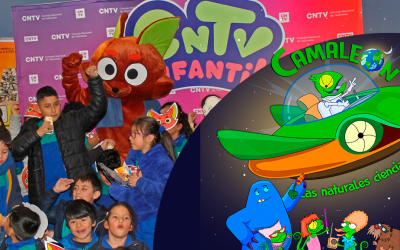 CNTV estrena nueva temporada de serie infantil educativa “Camaleón y las Naturales Ciencias”