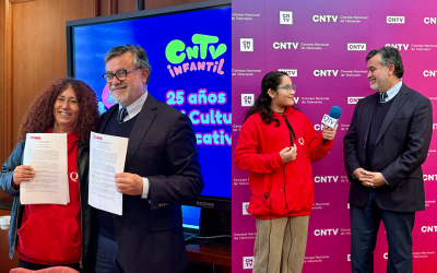 El CNTV y Quilicura TV firman convenio para llevar contenidos infantiles de calidad a la televisión comunitaria